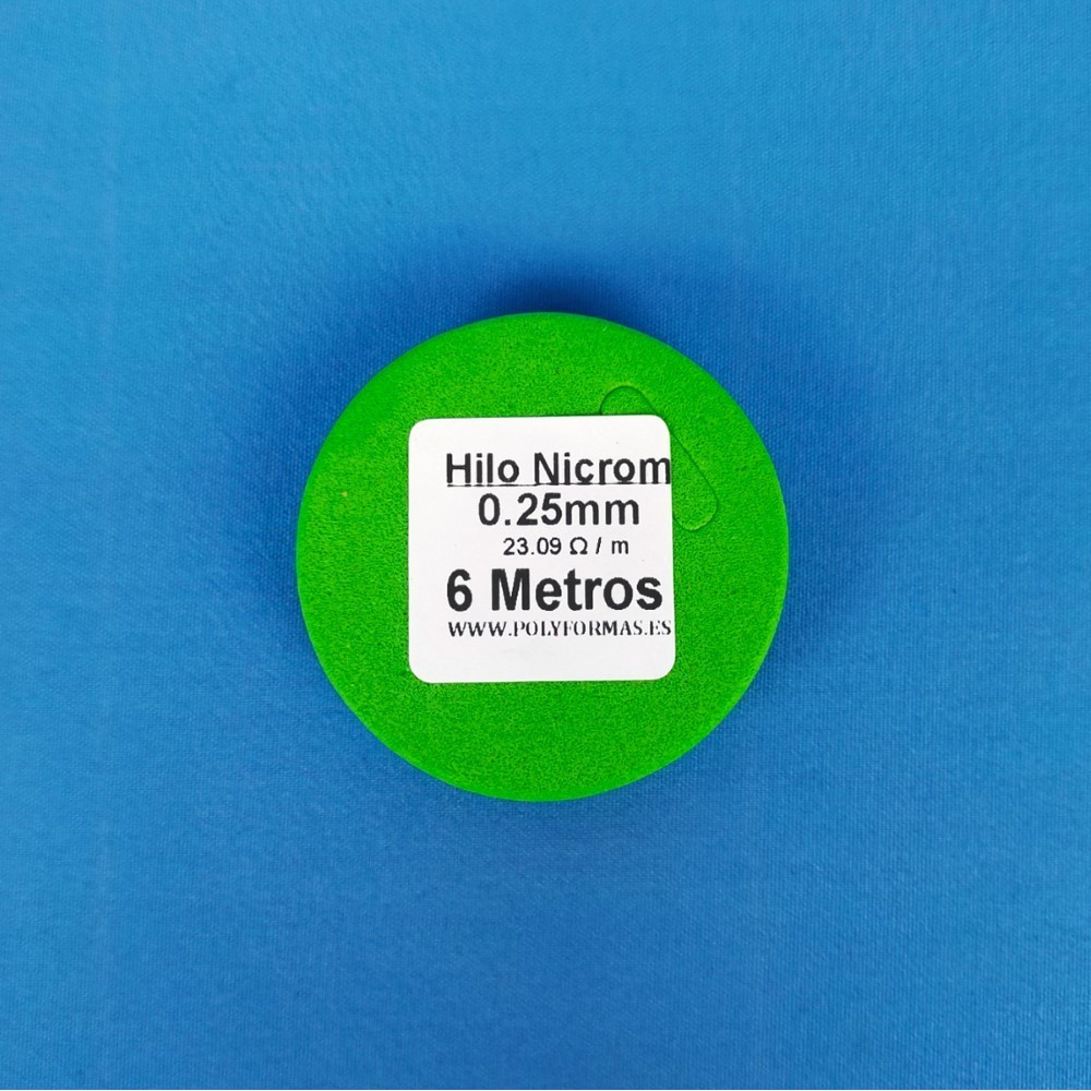 Hilo de nicrom NiCr 80/20 para corte de poliestireno | Ø 0,15–1,5 mm