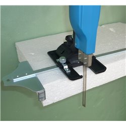 Guía con regla para cuchillo térmico